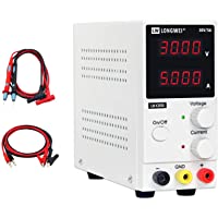 Fuente de alimentación-LONGWEI 0-30V - 0-5A- ajustable- DC con pantalla LED de 4 dígitos- conmutación estabilizada- para…